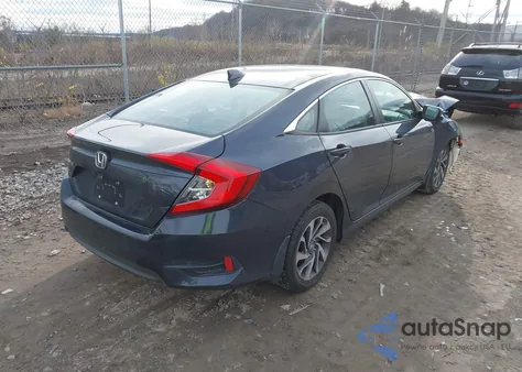 2017 Honda Civic Ex из США, поврежденный, VIN 19XFC2F70HE208562